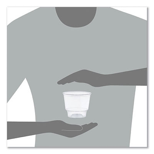 SOLO Sundae Cups, 12 oz, Plastic, Clear, 50/Bag, 20 Bags/Carton (SD12)