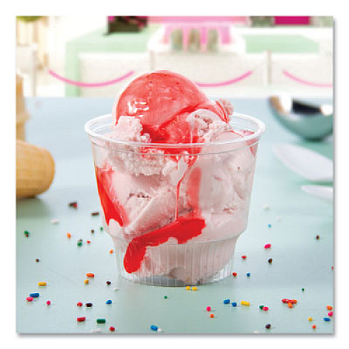 SOLO Sundae Cups, 12 oz, Plastic, Clear, 50/Bag, 20 Bags/Carton (SD12)
