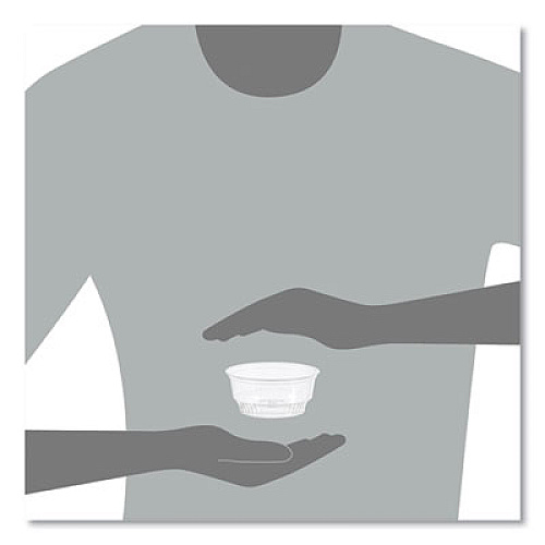 SOLO Sundae Cups, 5 oz, Plastic, Clear, 50/Bag, 20 Bags/Carton (SD5)