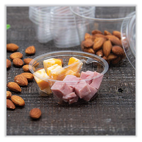 Dart Plastic Cup Insert, 3.5 oz, 3.6" Diameter x 1.3" h, Clear, 1,000/Carton (PF35C2)