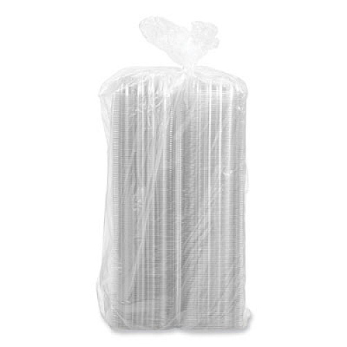 Dart ClearSeal Hinged-Lid Plastic Containers, 5.86 x 3.11, Clear, Plastic, 500/Carton (PET57PST1)