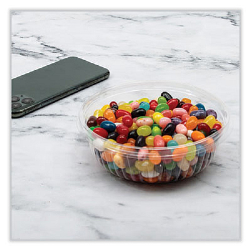 Dart PresentaBowls Clear Bowls, 16 oz, Plastic, 63/Bag, 504/Carton (PET16B)