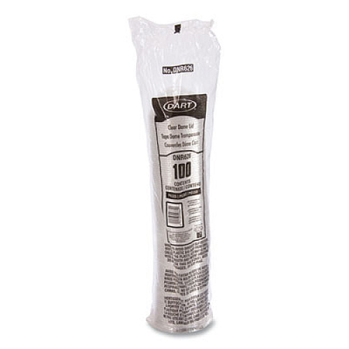 Dart Plastic Dome Lid, Fits 5.5 oz to 26 oz Cold Cups, Clear, 1,000/Carton (DNR626)