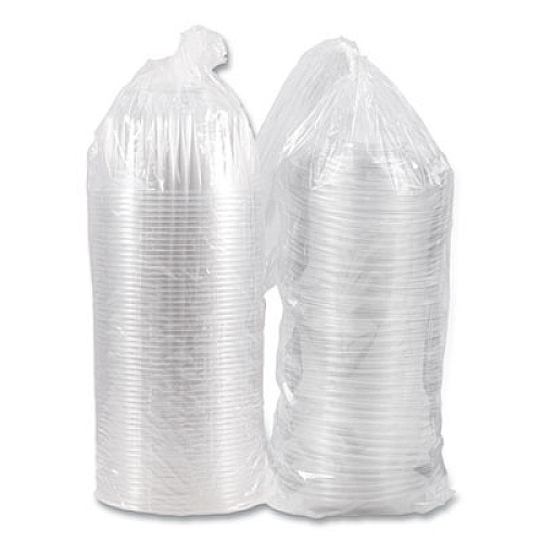Dart PresentaBowls Bowl/Lid Combo-Paks, 64 oz, Clear, Plastic, 126/Carton (C64BCD)