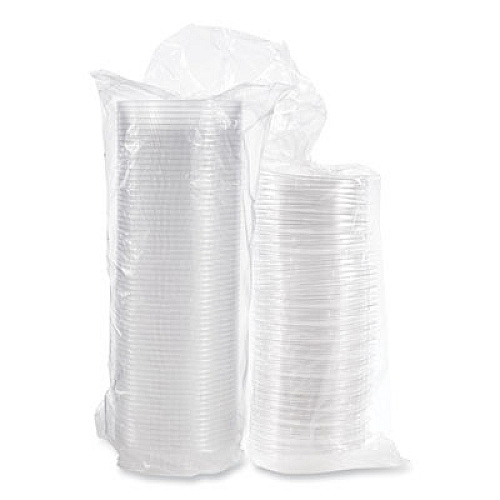 Dart PresentaBowls Bowl/Lid Combo-Paks, 8 oz, Clear, Plastic, 63/Pack, 4 Packs/Carton (C8BCD)