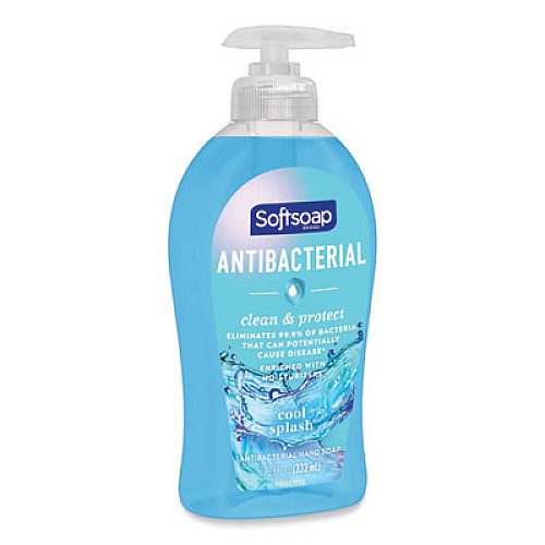 Softsoap Antibacterial Hand Soap, Cool Splash Scent, 11.25 oz (98537EA)