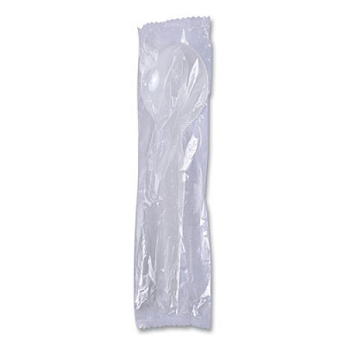 Boardwalk Heavyweight Polystyrene Cutlery, Soup Spoon, Plastic, White, 1,000/Carton (SOUPHWPSWH)