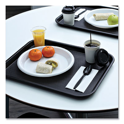 Boardwalk Heavyweight Wrapped Polypropylene Cutlery, Spoon, Plastic, Black, 1,000/Carton (TSHWPPBIW)