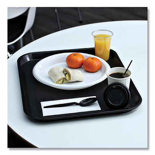 Boardwalk Heavyweight Wrapped Polypropylene Cutlery, Spoon, Plastic, Black, 1,000/Carton (TSHWPPBIW)