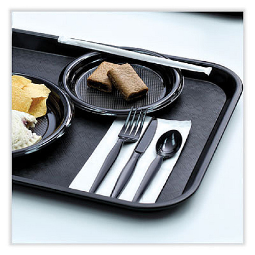 Boardwalk Heavyweight Wrapped Polystyrene Cutlery, Knife, Plastic, Black, 1,000/Carton (KNIHWPSBIW)