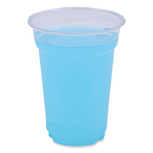 Boardwalk Plastic PET Cups, 9 oz, Clear, 50/Sleeve, 20 Sleeves/Carton (PET9)