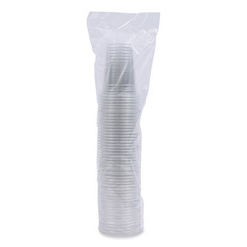 Boardwalk Clear Plastic PET Cups, 16 oz, 50 Cups/Sleeve, 20 Sleeves/Carton (PET16)