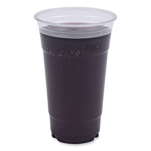 Boardwalk Clear Plastic PET Cups, 24 oz, 50 Cups/Sleeve, 12 Sleeves/Carton (PET24)