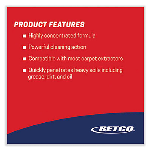 Betco FiberPRO Es-Steam Carpet Cleaner, Country Fresh, 1 gal Bottle, 4/Carton (4020400)