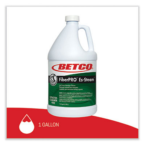 Betco FiberPRO Es-Steam Carpet Cleaner, Country Fresh, 1 gal Bottle, 4/Carton (4020400)