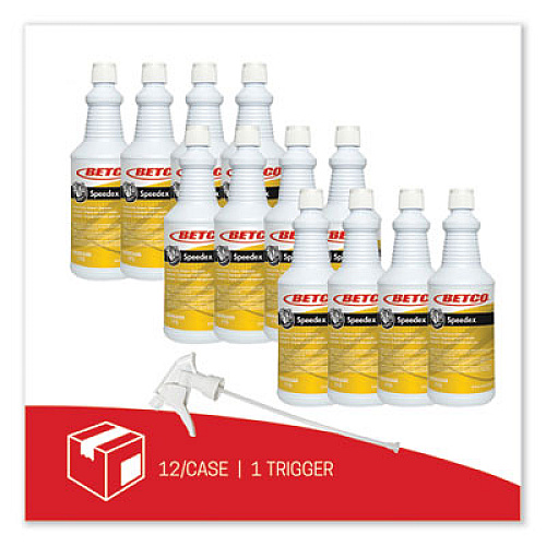 Betco Speedex Degreaser, Mint, 32 oz Spray Bottle, 12/Carton (1731200)