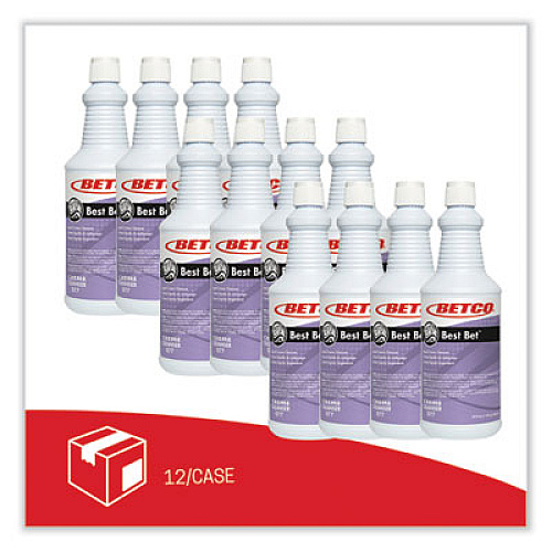 Betco Best Bet Liquid Creme Cleanser, Mint, 32 oz Bottle, 12/Carton (771200)