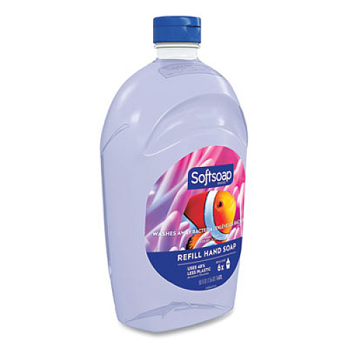 Softsoap Liquid Hand Soap Refill, Fresh Scent, 50 oz, 6/Carton (45993)
