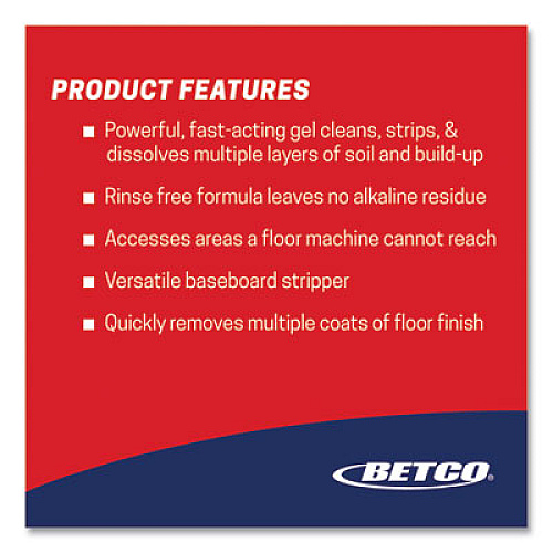 Betco Ax-It Aerosol Baseboard Stripper, Sassafras Scent, 19 oz Aerosol Spray, 12/Carton (0992300CT)