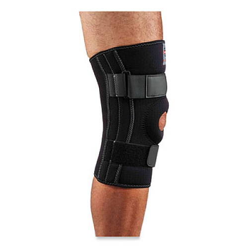 ergodyne ProFlex 620 Open Patella Spiral Stays Knee Sleeve, X-Large, Black (16545)