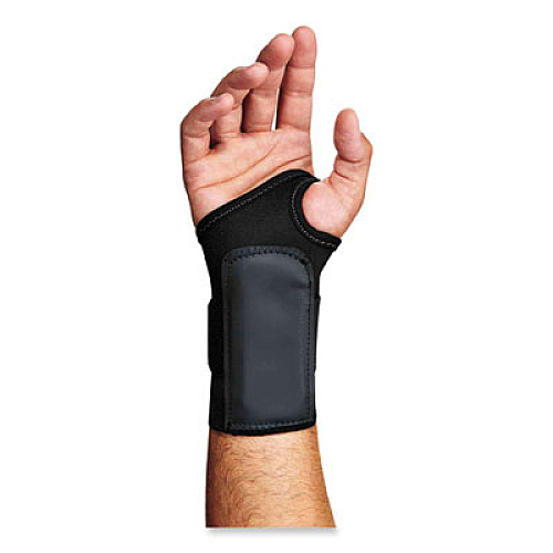 ergodyne ProFlex 4000 Single Strap Wrist Support, Small, Fits Right Hand, Black (70002)