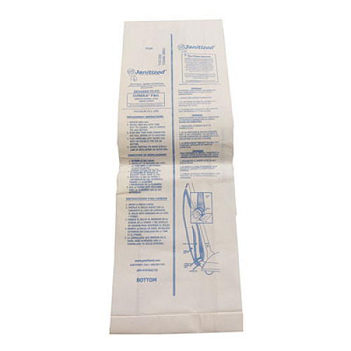 Janitized Vacuum Filter Bags Designed to Fit Eureka F and G, 100/Carton (JANEUFG10)