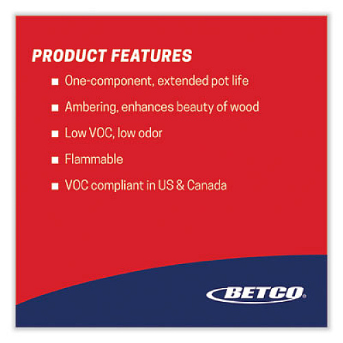 Betco Emulsion Pro+ Floor Finish and Sealer, 1 gal Bottle, 4/Carton (B06754312)