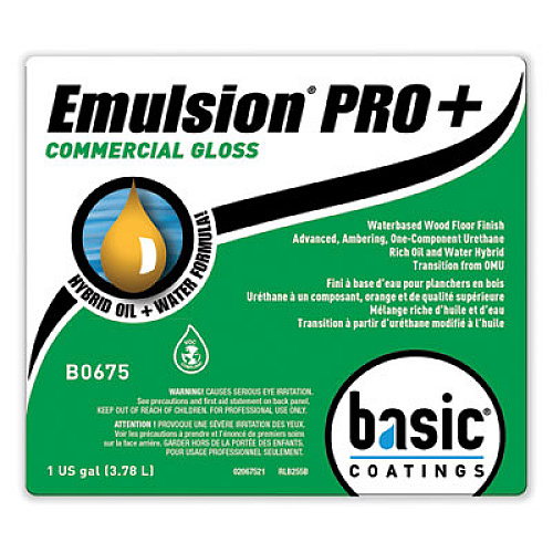 Betco Emulsion Pro+ Floor Finish and Sealer, 1 gal Bottle, 4/Carton (B06754312)