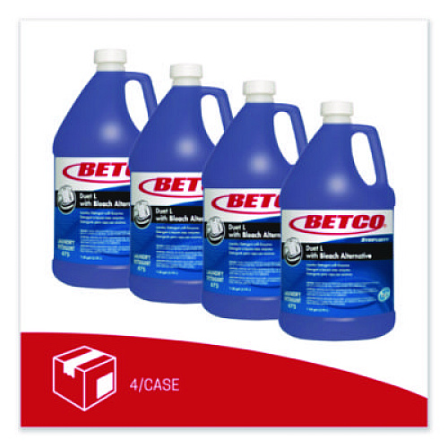 Betco Symplicity Duet L Laundry Detergent, 1 gal, Fresh Scent, 4/Carton (4750400)