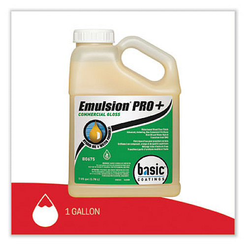 Betco Emulsion Pro+ Floor Finish and Sealer, 1 gal Bottle, 4/Carton (B06754312)