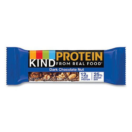 KIND Protein Bars, Double Dark Chocolate, 1.76 oz, 12/Pack (26036)