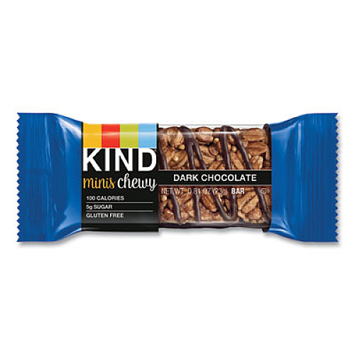 KIND Minis Chewy, Dark Chocolate, 0.81 oz,10/Pack (27896)