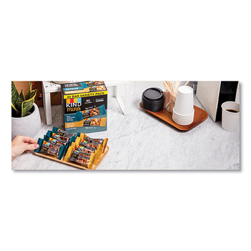 KIND Minis, Salted Caramel and Dark Chocolate Nut/Dark Chocolate Almond and Coconut, 0.7 oz, 20/Pack (27970)