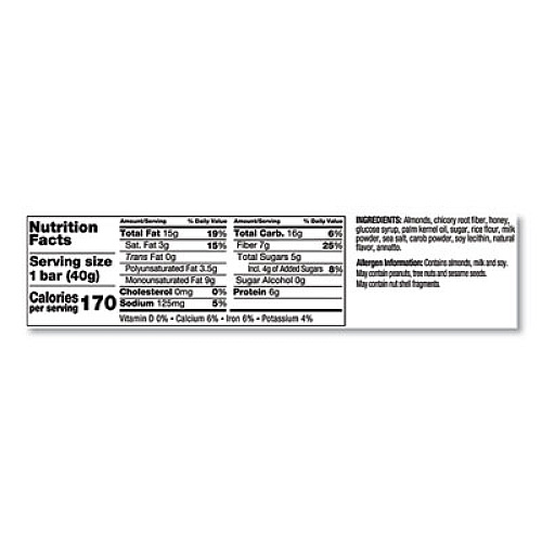 KIND Nuts and Spices Bar, Caramel Almond and Sea Salt, 1.4 oz Bar, 12/Box (18533)