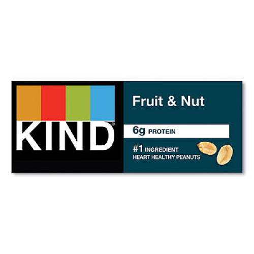 KIND Fruit and Nut Bars, Fruit and Nut Delight, 1.4 oz, 12/Box (17824)