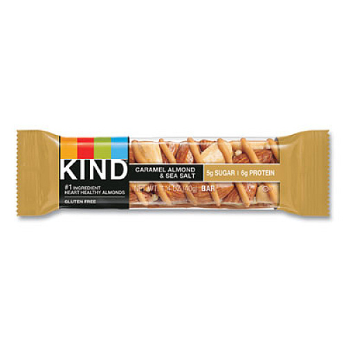 KIND Nuts and Spices Bar, Caramel Almond and Sea Salt, 1.4 oz Bar, 12/Box (18533)