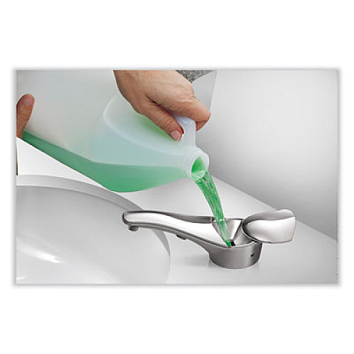 Bobrick SureFlo Top-Fill Automatic Bulk Foam Soap Dispenser, 34 oz, 7.75 x 7.75 x 19.94, Chrome (828)
