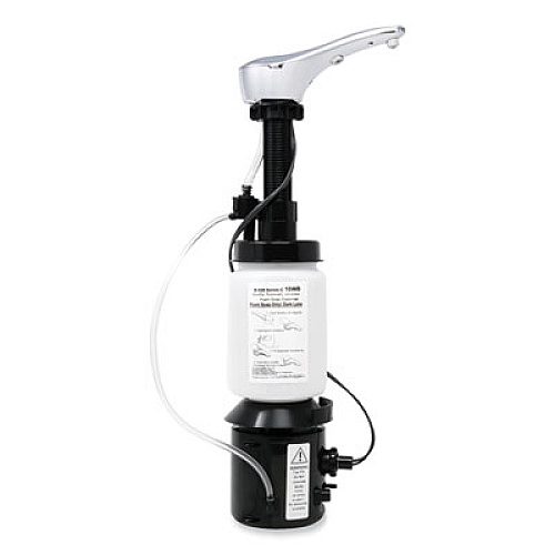 Bobrick SureFlo Top-Fill Automatic Bulk Foam Soap Dispenser, 34 oz, 7.75 x 7.75 x 19.94, Chrome (828)