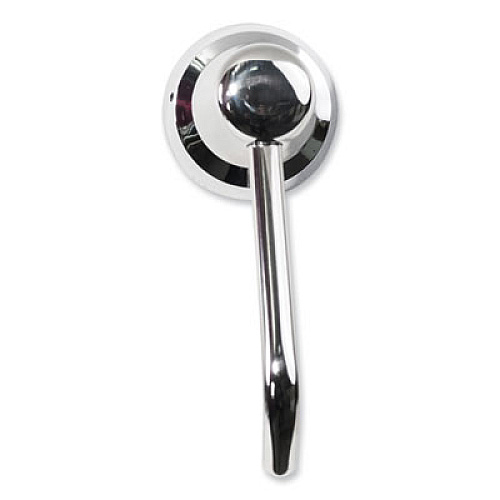 Bobrick Manual Top-Fill Liquid Soap Dispenser, 4" Spout, 20 oz, 5.63 x 5.63 x 11.25, Chrome (8221)