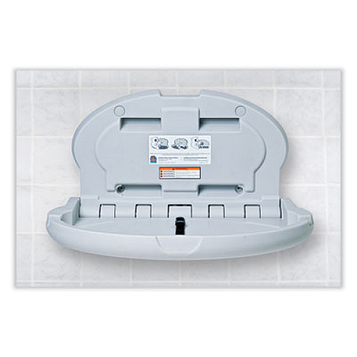 Koala Kare KB208 Oval Wall Mounted, 34 x 21, Gray (KB20801)