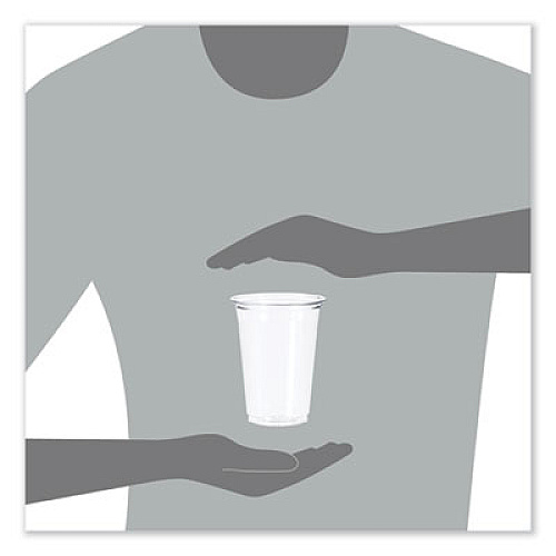 SOLO Ultra Clear Cups, 16 oz, Plastic, 50/Bag, 20 Bags/Carton (TR16)