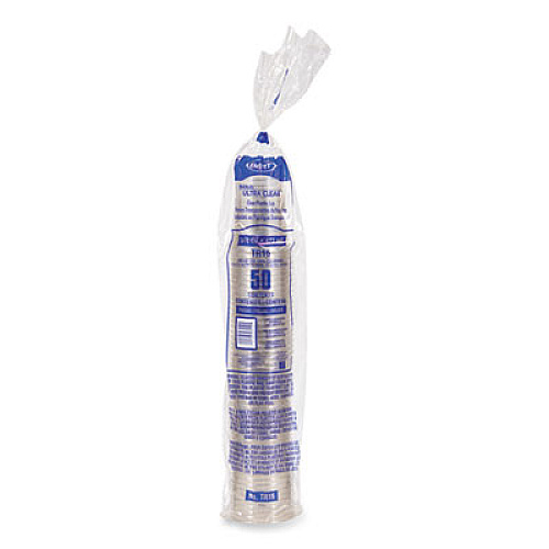 SOLO Ultra Clear Cups, 16 oz, Plastic, 50/Bag, 20 Bags/Carton (TR16)