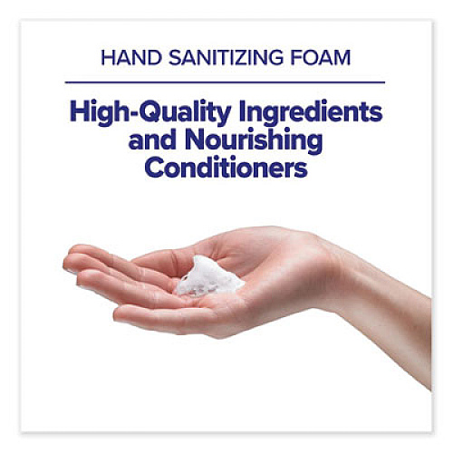 PURELL Advanced Hand Sanitizer Gentle and Free Foam, 1,200 mL Refill, Fragrance-Free, For ES4 Dispensers, 2/Carton (505102)