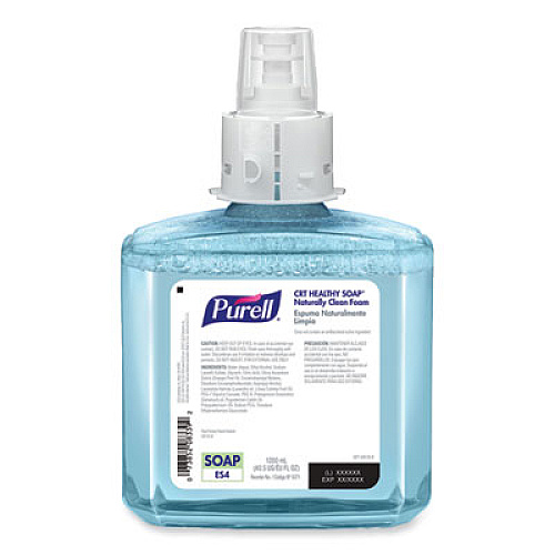 PURELL CLEAN RELEASE Technology HEALTHY SOAP Naturally Clean Foam Refill, For ES4 Dispensers, Citrus Scent, 1,200 mL, 2/Carton (507102)