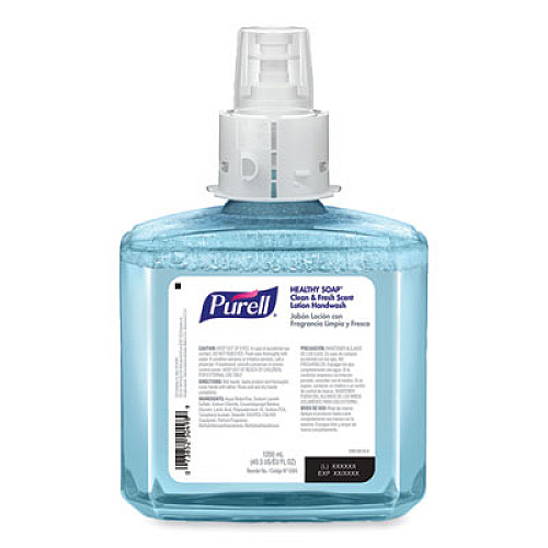 PURELL HEALTHY SOAP Lotion Handwash Refill, For ES4 Dispensers, Clean and Fresh Scent, 2,000 mL, 2/Carton (509502)