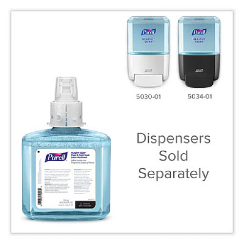 PURELL HEALTHY SOAP Lotion Handwash Refill, For ES4 Dispensers, Clean and Fresh Scent, 2,000 mL, 2/Carton (509502)