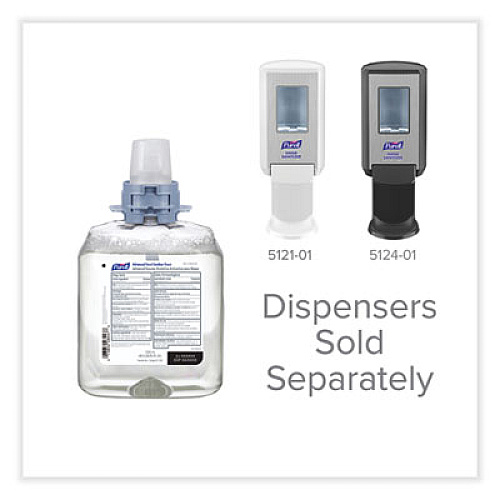 PURELL Advanced Hand Sanitizer Foam, For CS4 and FMX-12 Dispensers, 1,200 mL Refill, Unscented, 4/Carton (519204CT)