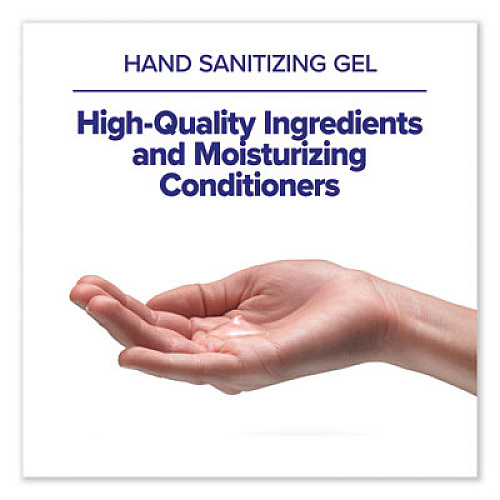 PURELL Advanced Hand Sanitizer Gel Refill, 1,200 mL, Clean Scent, For ES6 Dispensers, 2/Carton (646302)