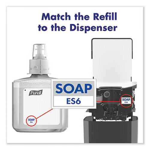 PURELL HEALTHY SOAP 0.5% BAK Antimicrobial Foam Refill, For ES6 Dispensers, Light Citrus Floral Scent, 1,200 mL, 2/Carton (648002)