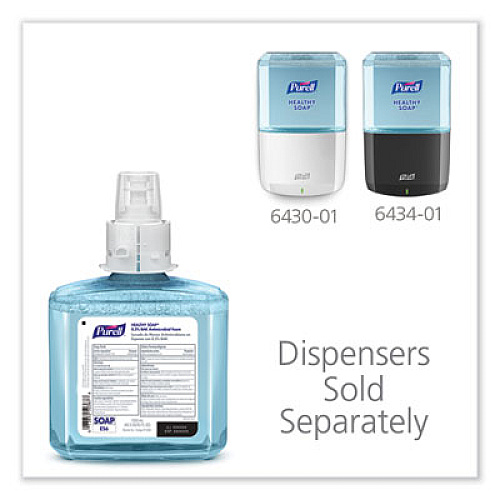 PURELL HEALTHY SOAP 0.5% BAK Antimicrobial Foam Refill, For ES6 Dispensers, Light Citrus Floral Scent, 1,200 mL, 2/Carton (648002)